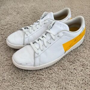 Nike Air Jordan 1 Centre Court Men 13  White Yellow‎ Leather DJ2756 102 Sneakers